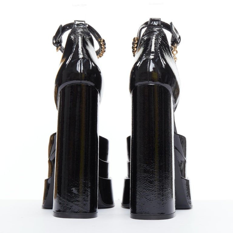 Versace Damen High Heels Medusa schwarz 1002005-1A05256-1B00V