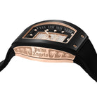 Palm Angels Armbanduhr Damen Alta Schwarz Roségold PMWLM0002502