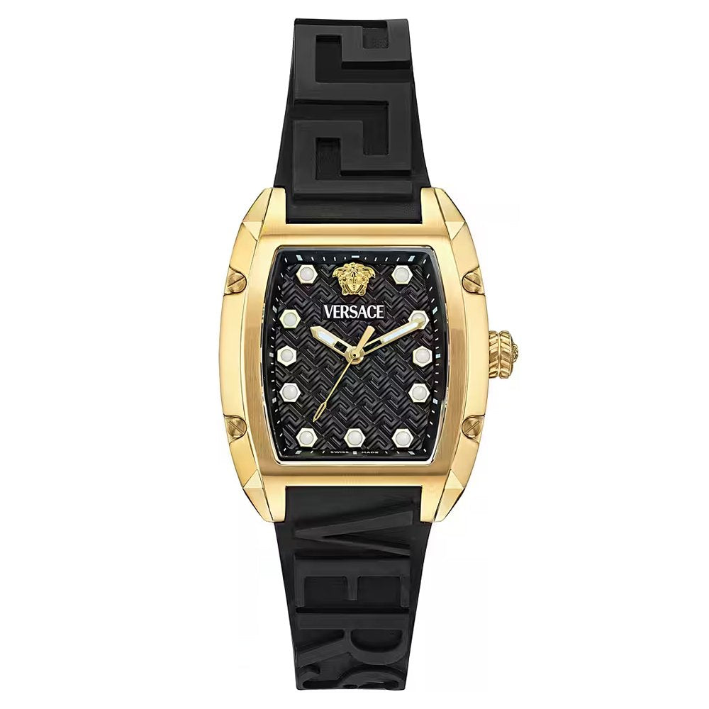Versace Damenuhr Dominus Lady Schwarz/Gold VE8K00624