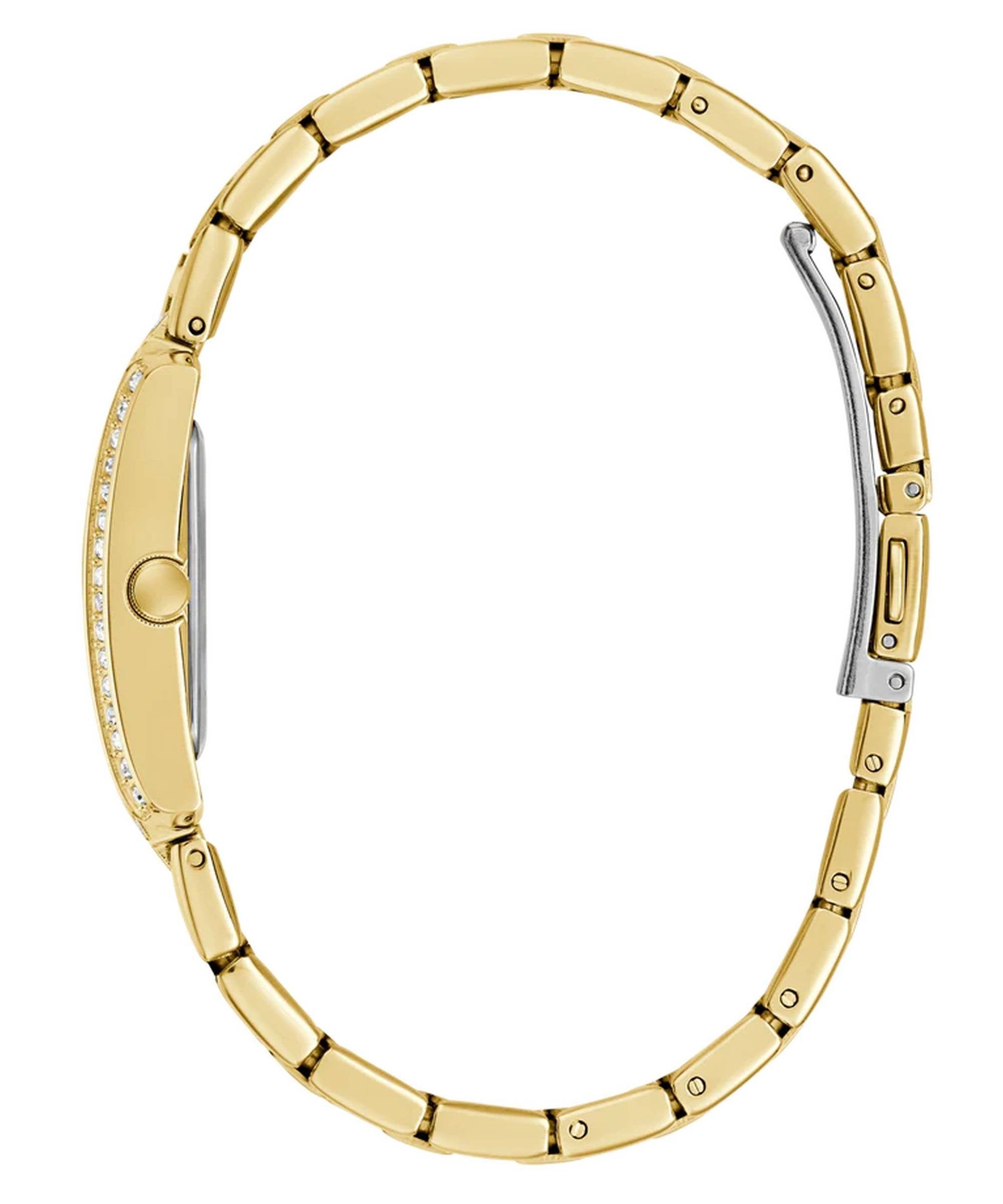Guess Armbanduhr Damen Ladies Gold Tone Analog Watch Gold GW0995L2