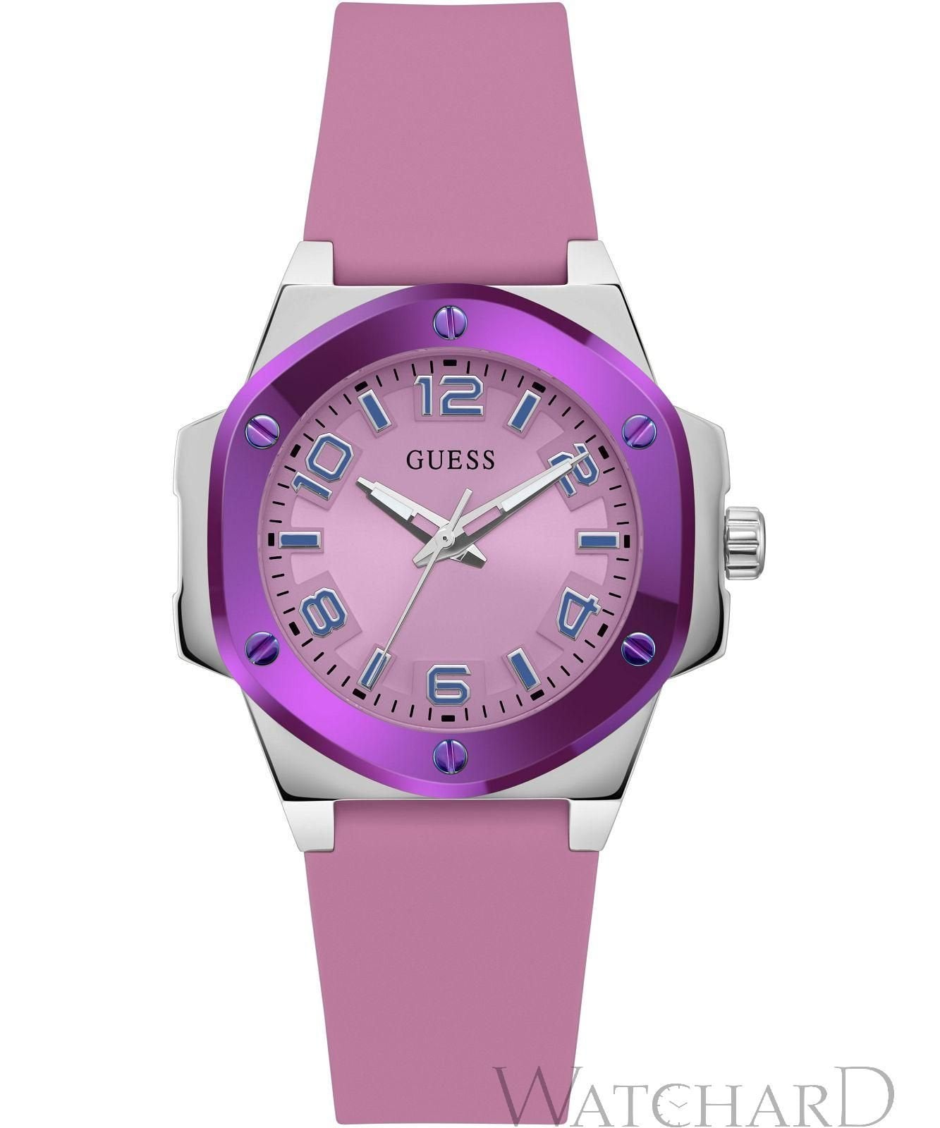 Guess Damen Armbanduhr  38 mm Armband Silikon GW0556L1