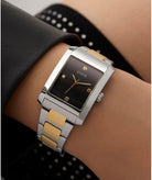Guess Armbanduhr Damen Bonnie Analog Bicolor Silber Gold GW0876L3