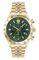 Versace Armbanduhr Unisex Hellenyium Chrono Gold Grün VE2U01225