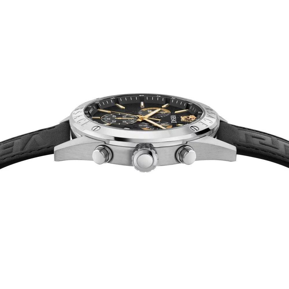 Versace Uhr Herren Chronograph Athletics Chrono Schwarz/Silber VEKJA0225