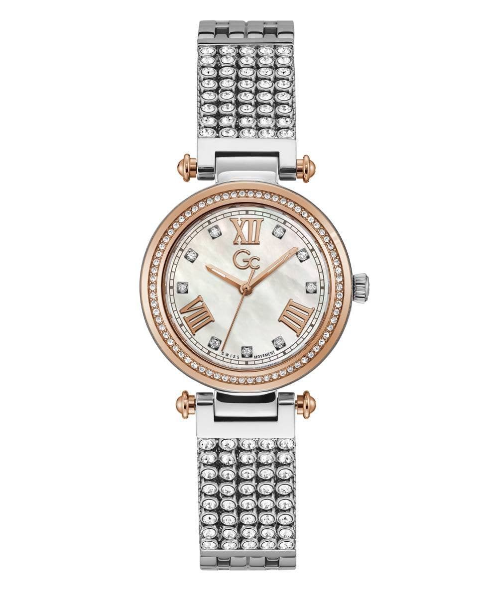 Guess Collection Damen Armbanduhr GC PrimeChic Silber Y47009L1MF