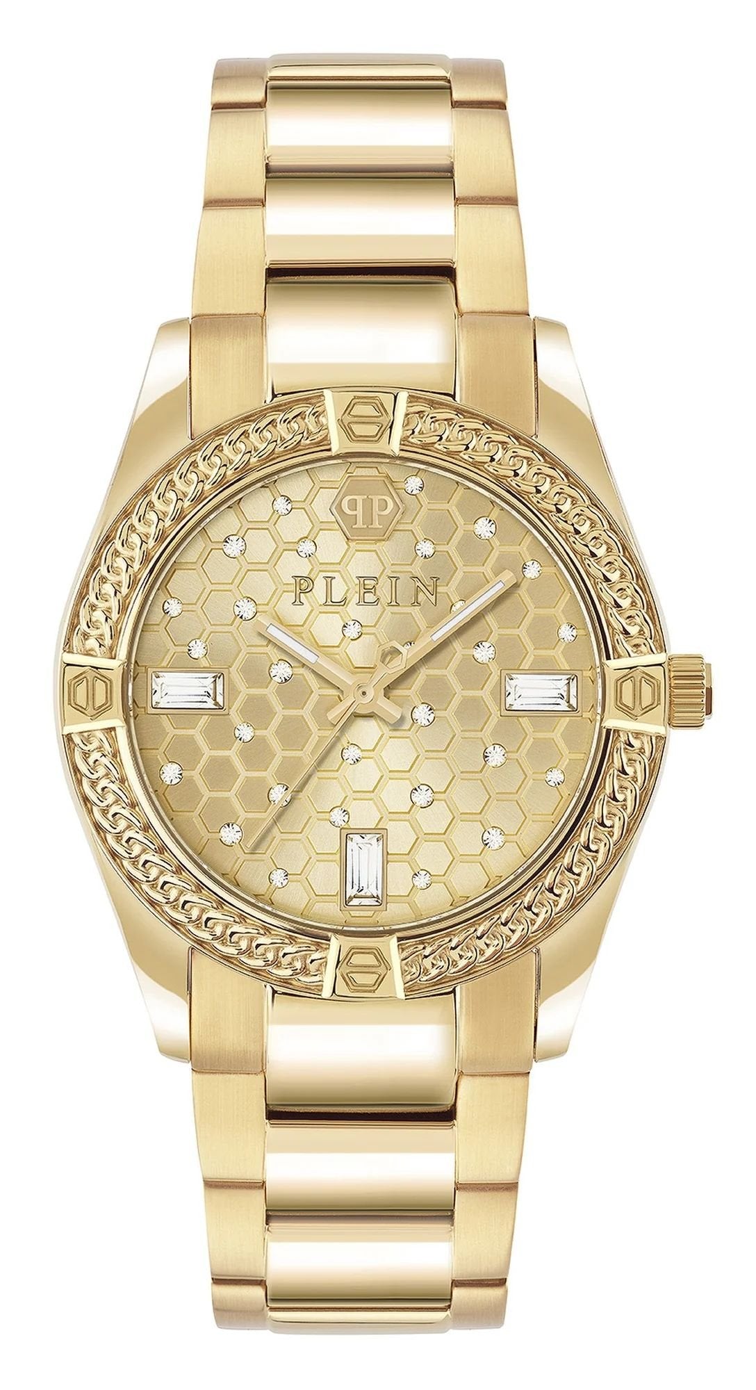 Philipp Plein Damenuhr Icon Chain PW1FA0425 Gold