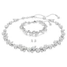 Swarovski Schmuckset Damen Constella Verschiedene Schliffe Weiß Rhodiniert 5738285