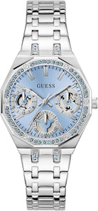 GUESS Armbanduhr Damen Guess Quinn Silber GW1009L1