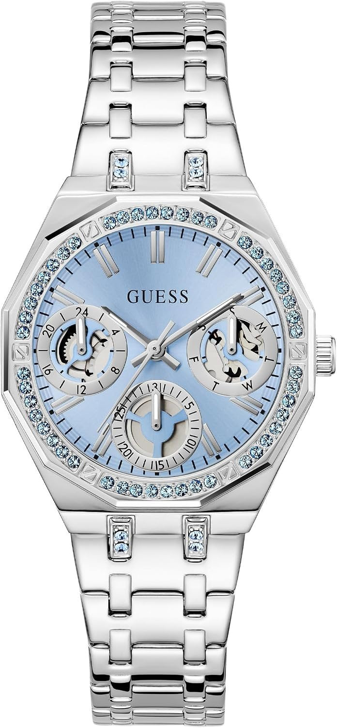 GUESS Armbanduhr Damen Guess Quinn Silber GW1009L1