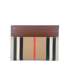 Burberry Kartenetui Sandon Vintage Check Braun Beige 8073070