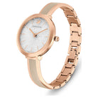 SWAROVSKI Damen Schweizer Armbanduhr CRYSTALLINE DELIGHT grau rosegold 5642218