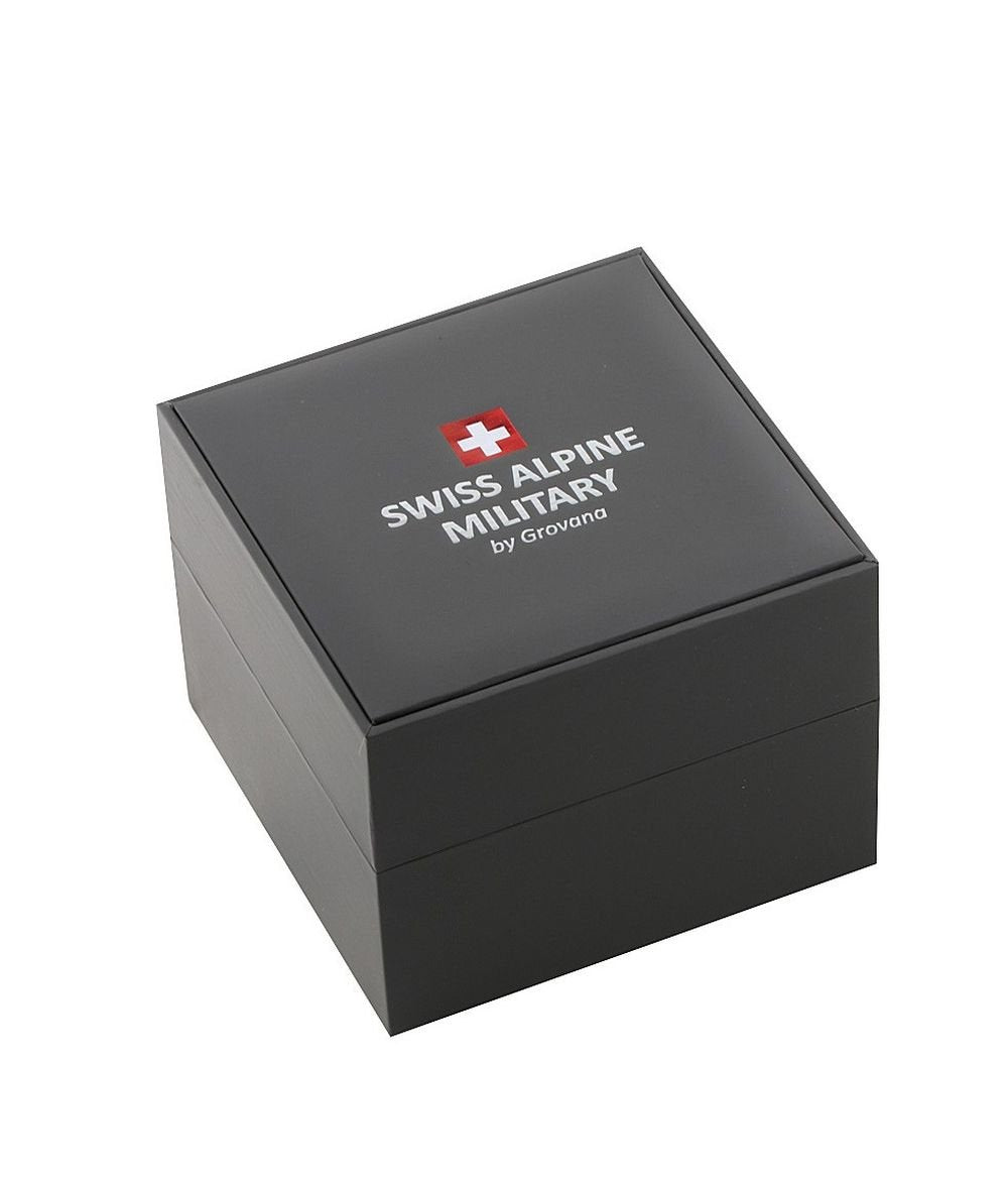 Swiss Alpine Military Herren Armbanduhr Chronograph Raptor silber 7029.9138