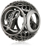Pandora Damen-Charm Vintage "L" 925 Zirkonia weiß-791856CZ