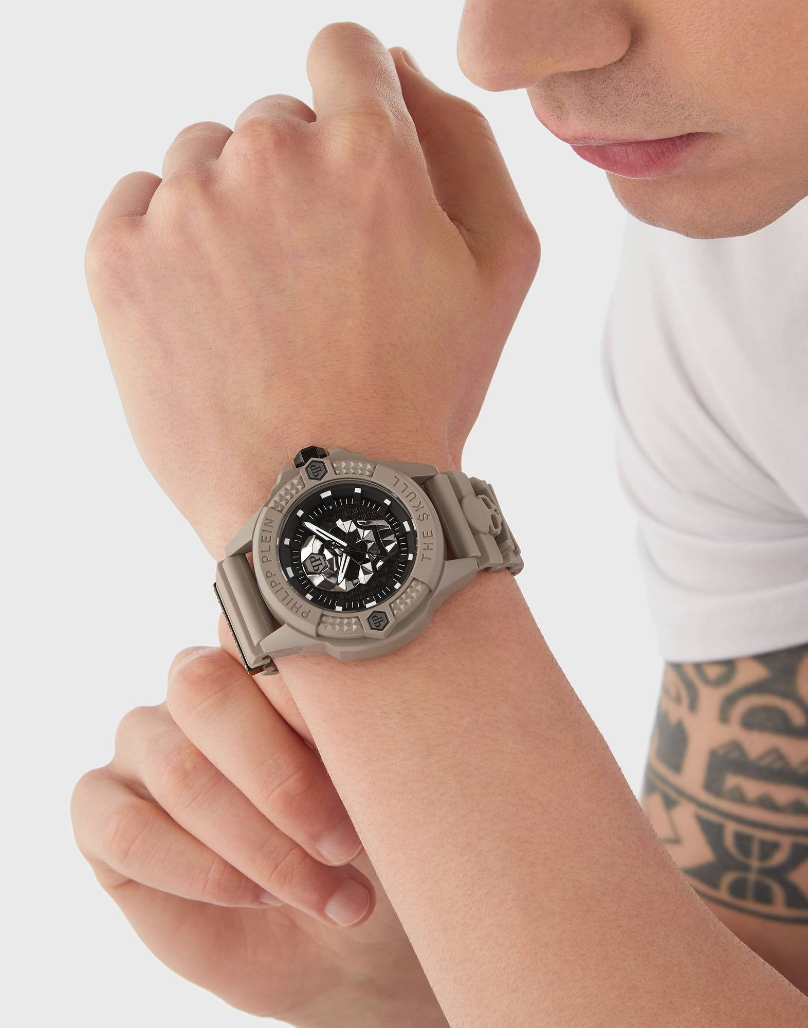 Philipp Plein Herrenuhr The $kull Ecoceramic