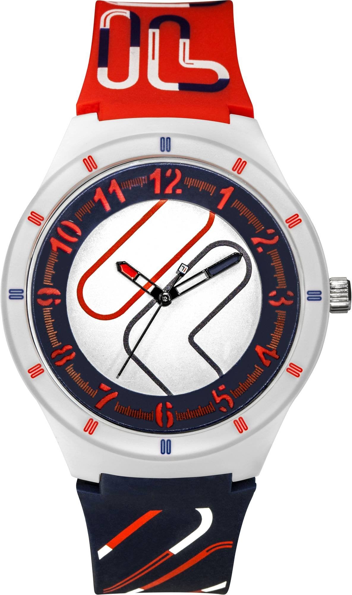 Fila Unisex Erwachsene Armbanduhr  FILASTYLE 44 mm  Armband Silikon 38-324