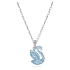 Swarovski Damenschmuck Schwan Anhänger Blau Rhodiniert SWAN 5680422