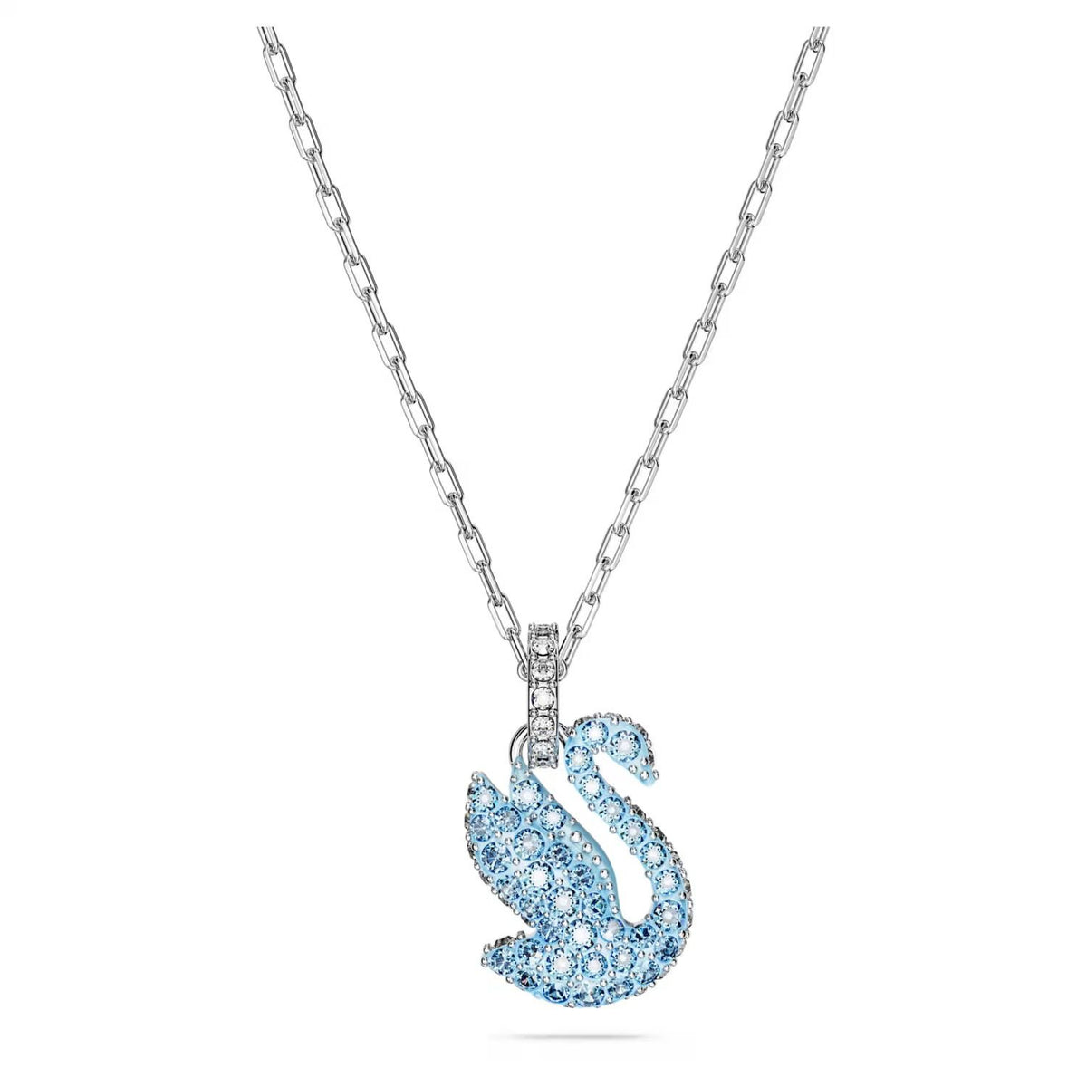 Swarovski Damenschmuck Schwan Anhänger Blau Rhodiniert SWAN 5680422