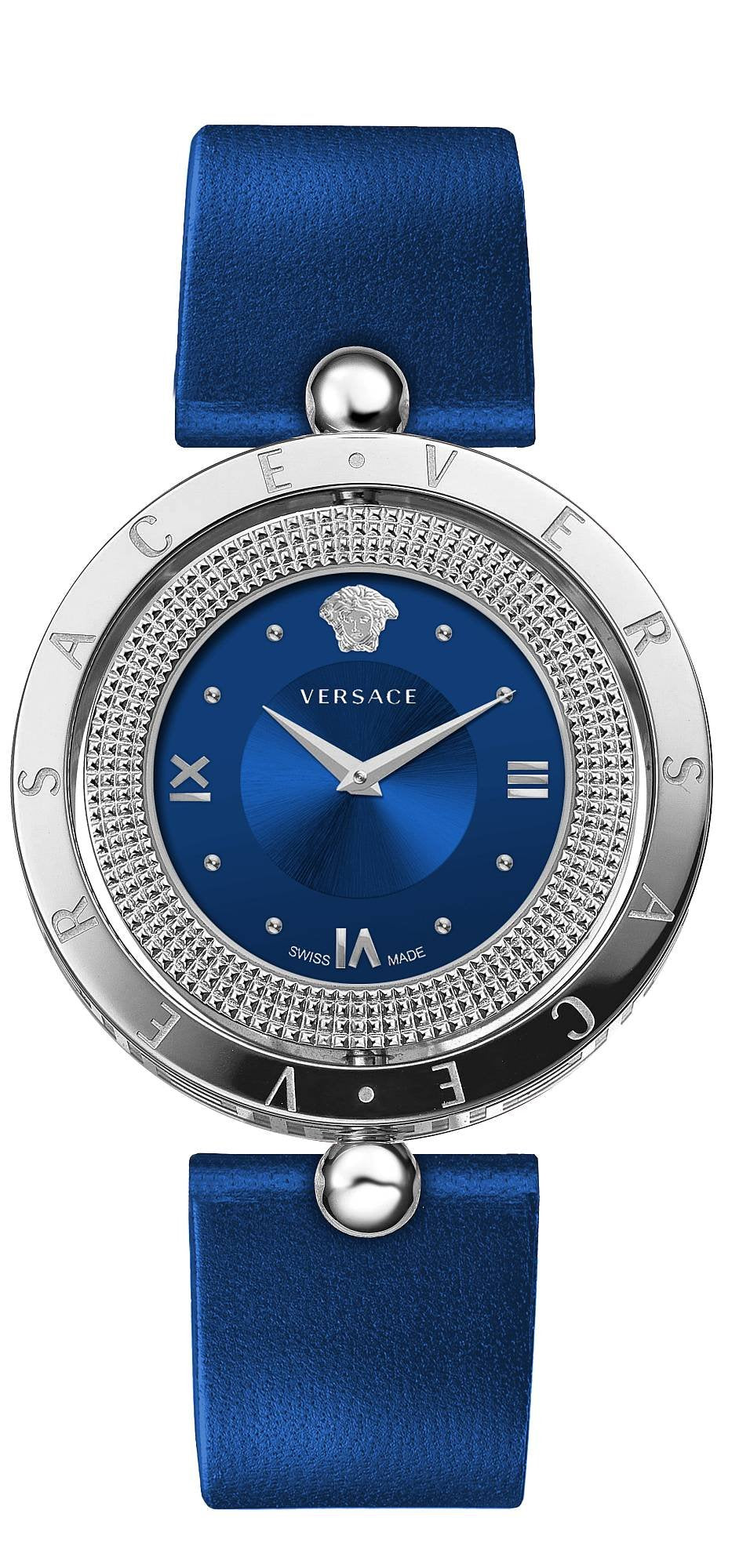 Versace Damen Uhr Eon 33.5 mm Blau VE7901123