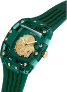 Guess Analoguhr Herren Phoenix Grün Transparent GW0959G2
