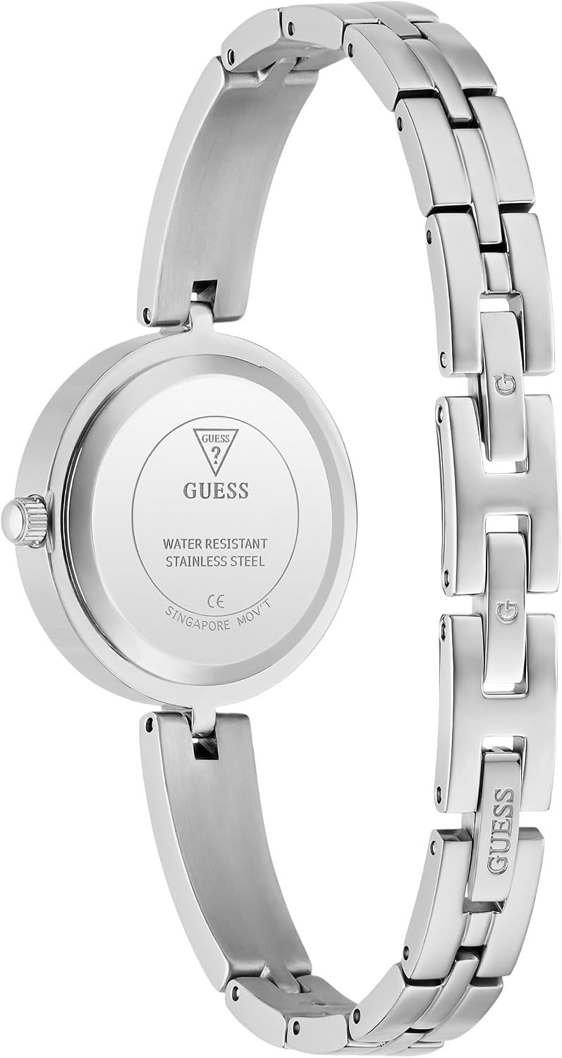 Guess Analoguhr Damen Lovey Silberfarben GW0655L4