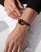 Philipp Plein Herren Armband Armkette Edelstahl Hexagon