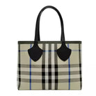Burberry Damen Henkeltasche Medium Giant Tote in Check Lichen Beige 81214871