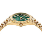 Philipp Plein Damenuhr Date Superlative Goldfarben, Grün PWYFA0626