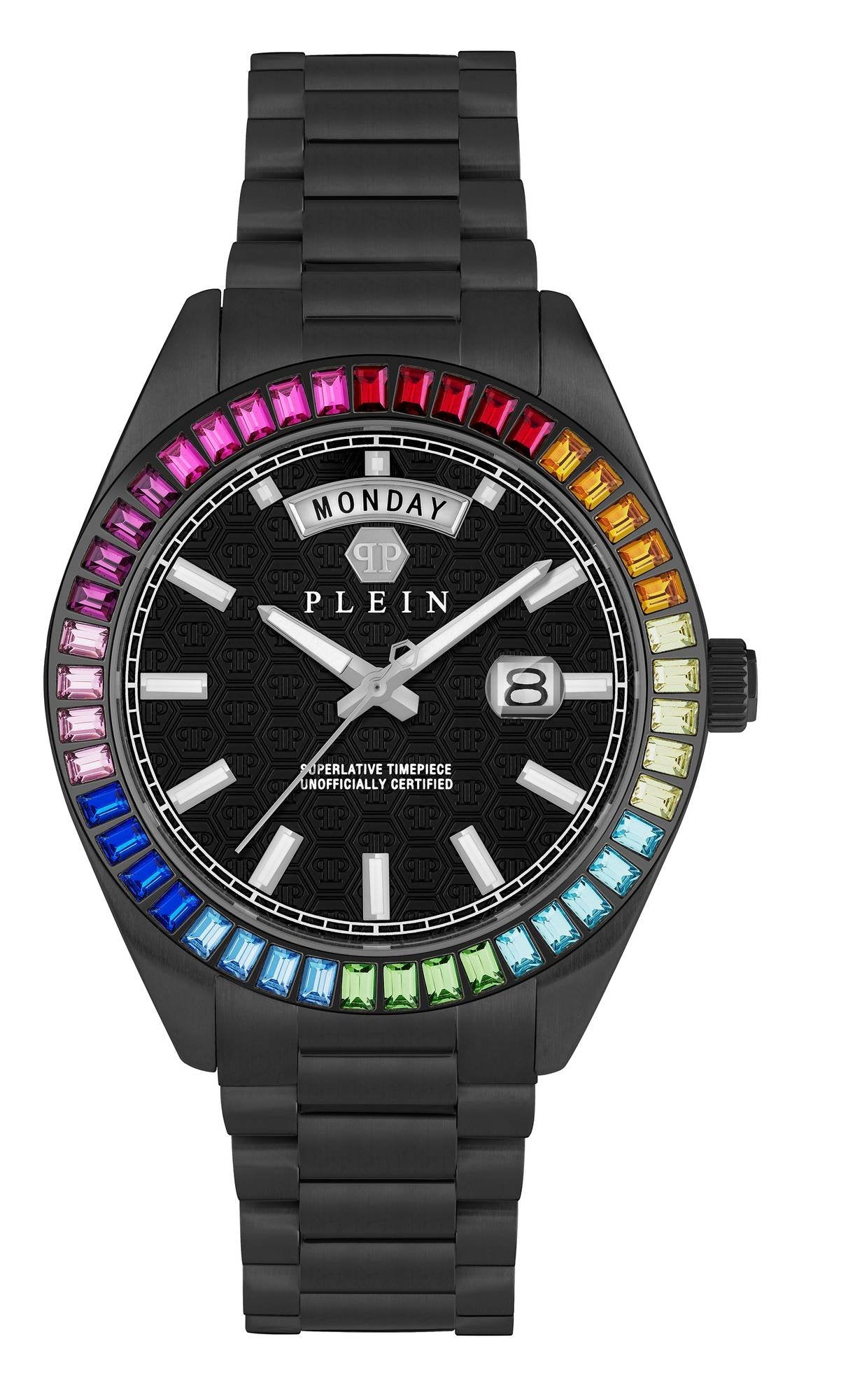 Philipp Plein Herrenuhr Date Superlative Rainbow