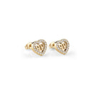 Philipp Plein Ohrringe Damen PLEIN ROCKED HEART Gold PJZEA02EU