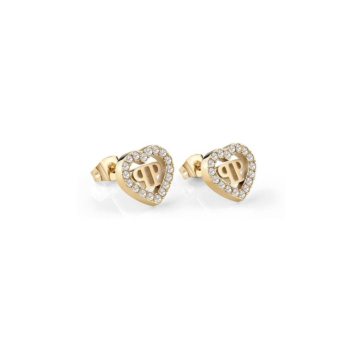 Philipp Plein Ohrringe Damen PLEIN ROCKED HEART Gold PJZEA02EU