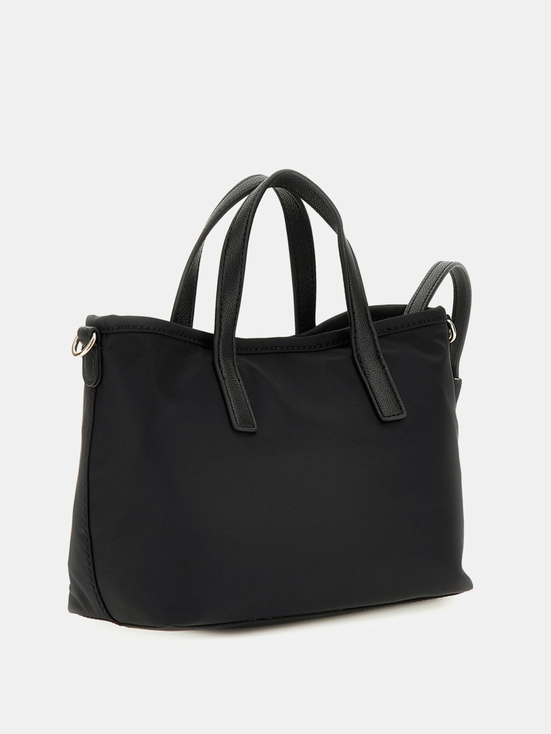 Guess Handtasche Damen Latona Mini Shopper Schwarz HWYY9211750BLA