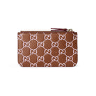Gucci Schlüsselmäppchen Unisex GG Emblem Key Pouch Brown/Pink 847205-AAFNA-8849