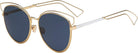Dior Christian Damen Diorsideral2 0J Ja0 56 Sonnenbrille, Pink (Pink/Grey Rose)