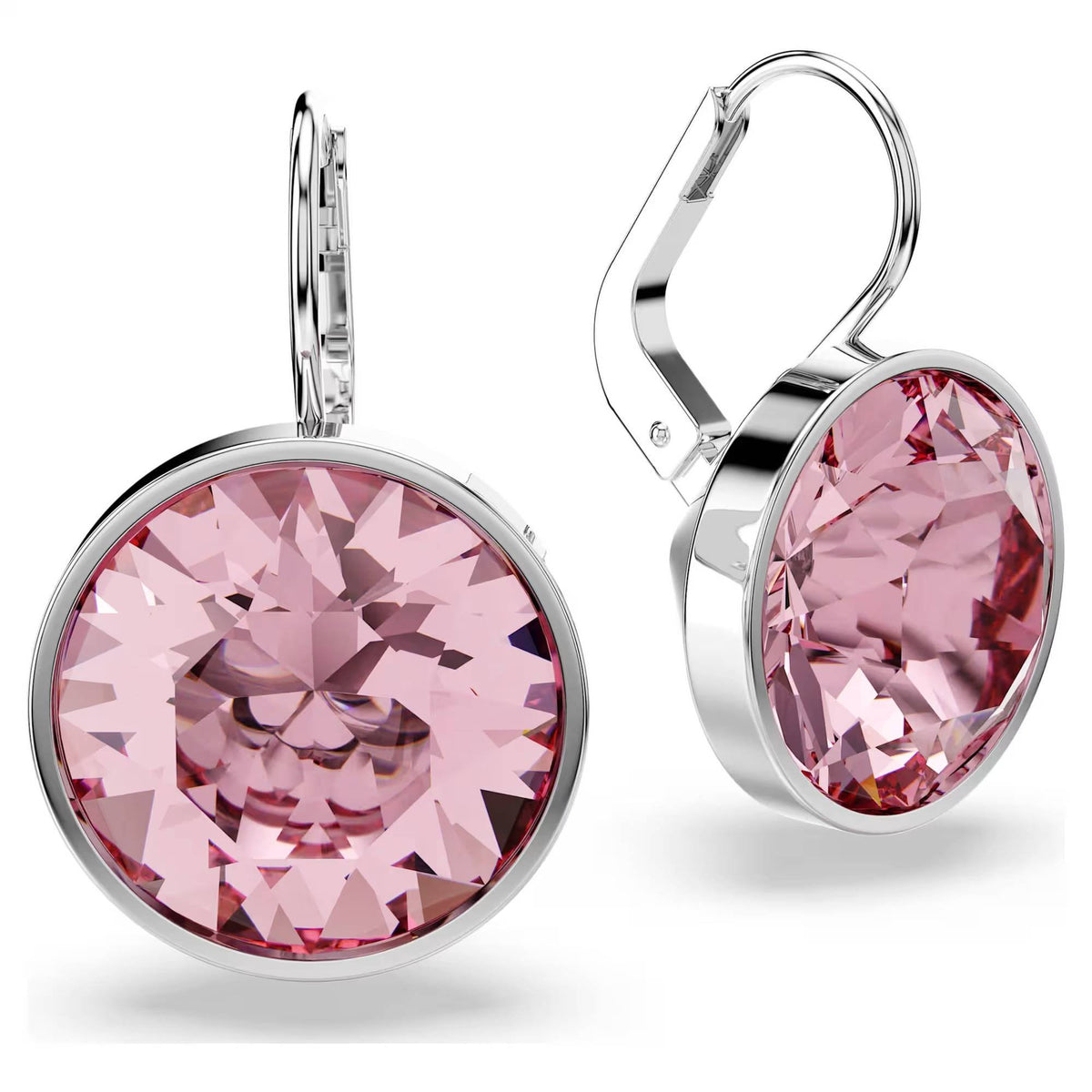 Swarovski Ohrringe Damen Bella Drop Rosa Silber Rhodiniert 5724290