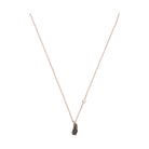 Swarovski Damen Halskette Naughty Feder Schwarz 5495292