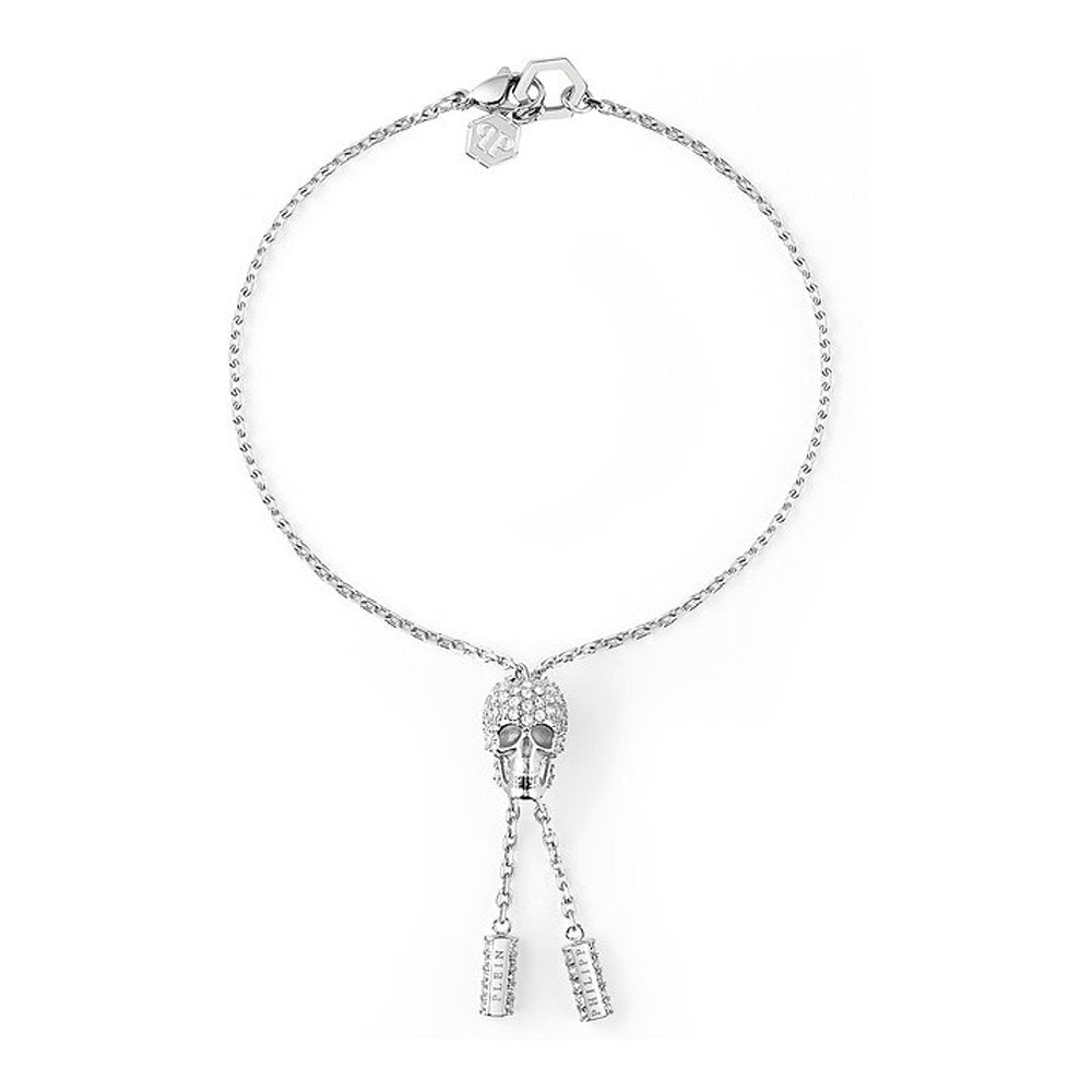 Philipp Plein Damen Armband Edelstahl SLIDING $KULL Silberfarben PJ3EA01BU
