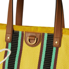 Gucci Tragetasche Herren Embroidered Medium Canvas Tote Bag Grün Multicolor 818771FAEF88797