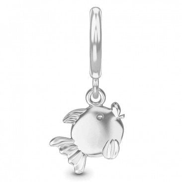 Endless Jewellry Damen Anhänger Charm Lucky Fish Silber 43156