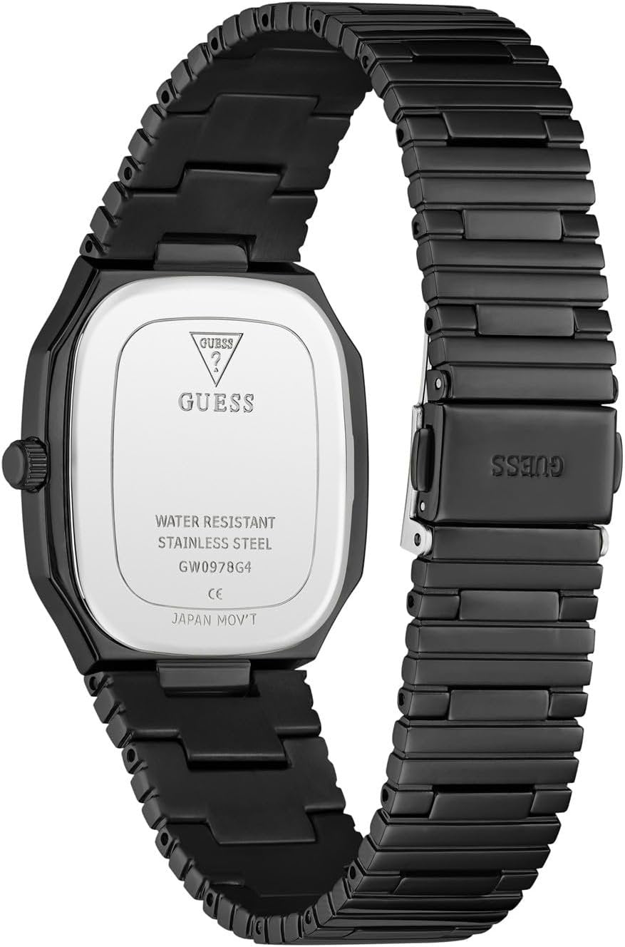 GUESS Armbanduhr Herren Mens Black Date Watch (Oliver) Schwarz GW0978G4