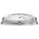 Daniel Wellington Analoguhr Damen Classic Sheffield Silberfarben Weiß DW00100053