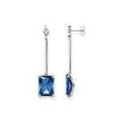 Thomas Sabo Ohrringe Damen Blue Stone Silber H2176-166-1