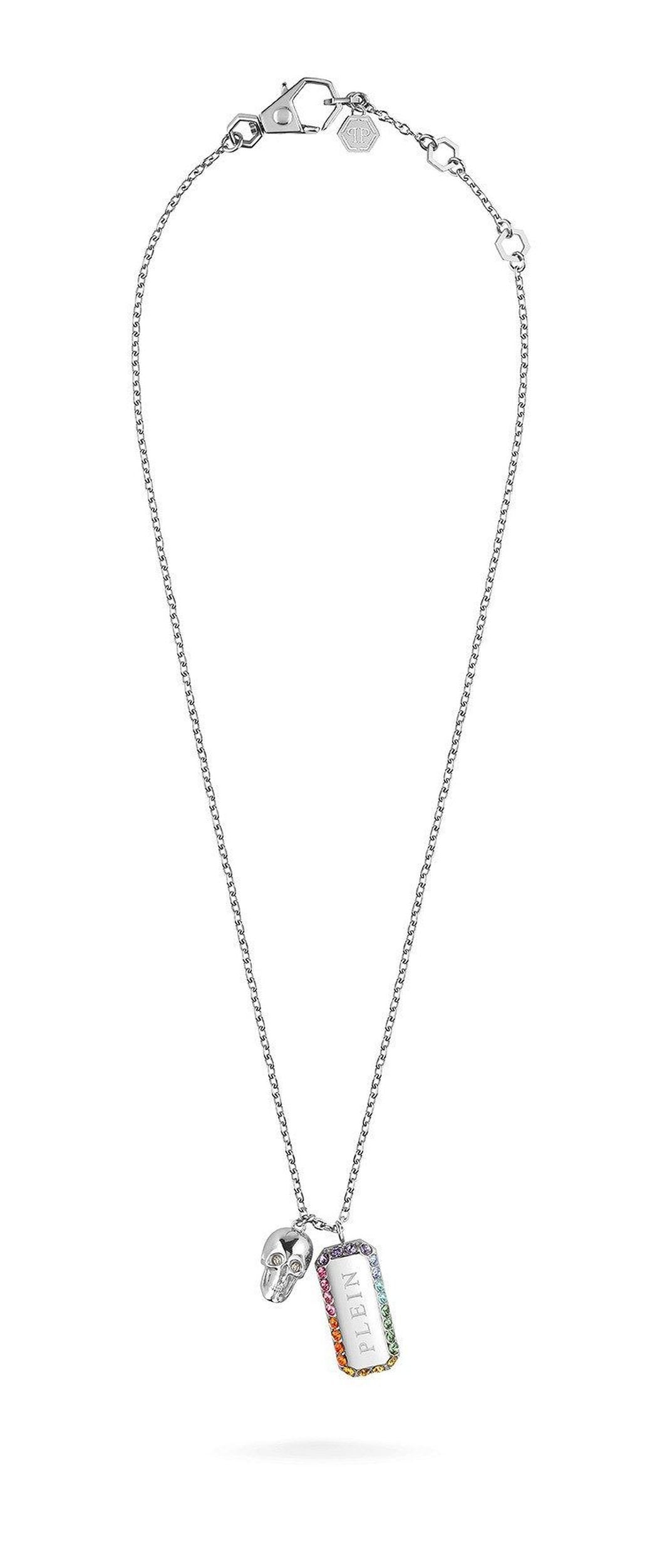 Philipp Plein Halskette Damen Plein Tag Silberfarben PJQEA05NU