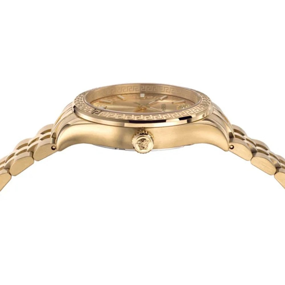 Versace Damen Armbanduhr Hellenyium Virtus Goldfarben VEHU00720