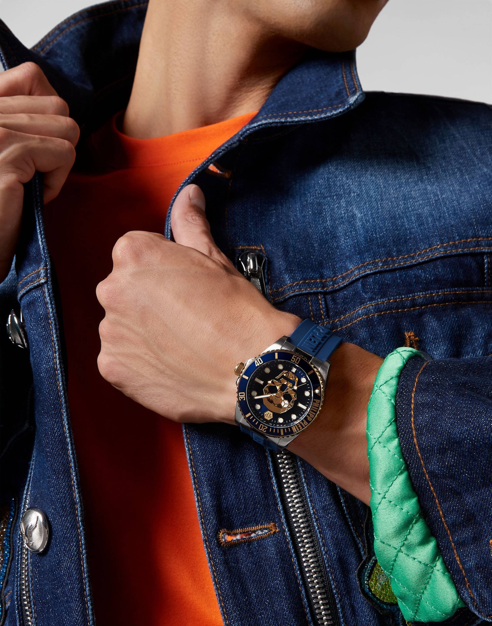 Philipp Plein Herrenuhr The $kull Diver PWOAA0222