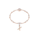 Swarovski Charm Unisex Buchstabe X Roségold‑Pavé 5440510