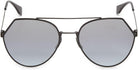 FENDI Damen FF 0194/S GO 807 55 Sonnenbrille, Schwarz (Black/Grey)