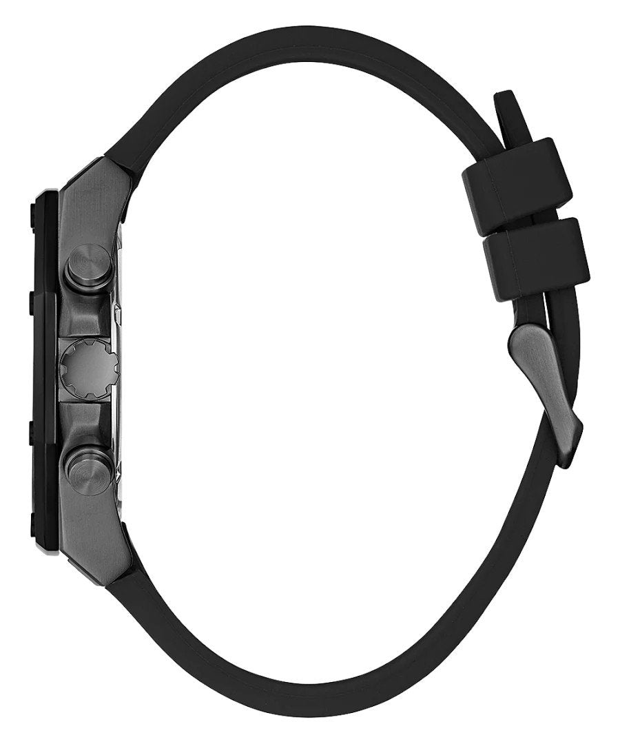 Guess Herren Armbanduhr Multifunktionsuhr Momentum schwarz 44 mm GW0263G4
