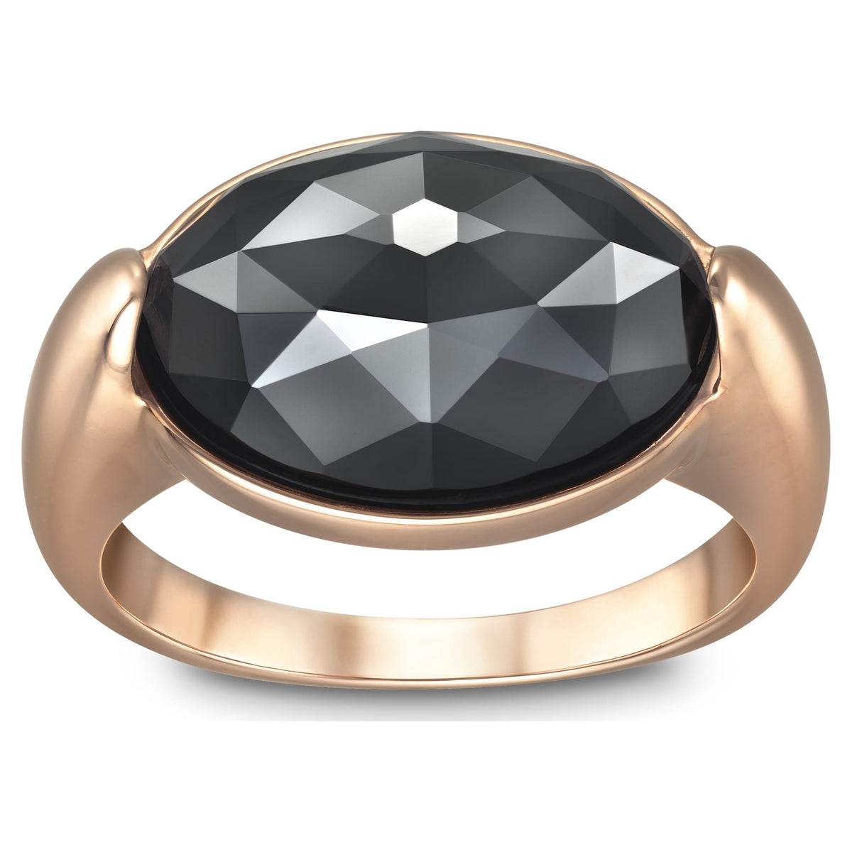 Swarovski Ring Damen Vanilla Goldfarben Dunkelgrau Gr.58 5025213