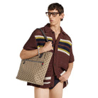 Gucci Tote Bag Herren GG Canvas Medium Tote Bag Beige 834796-FAEPS-9752