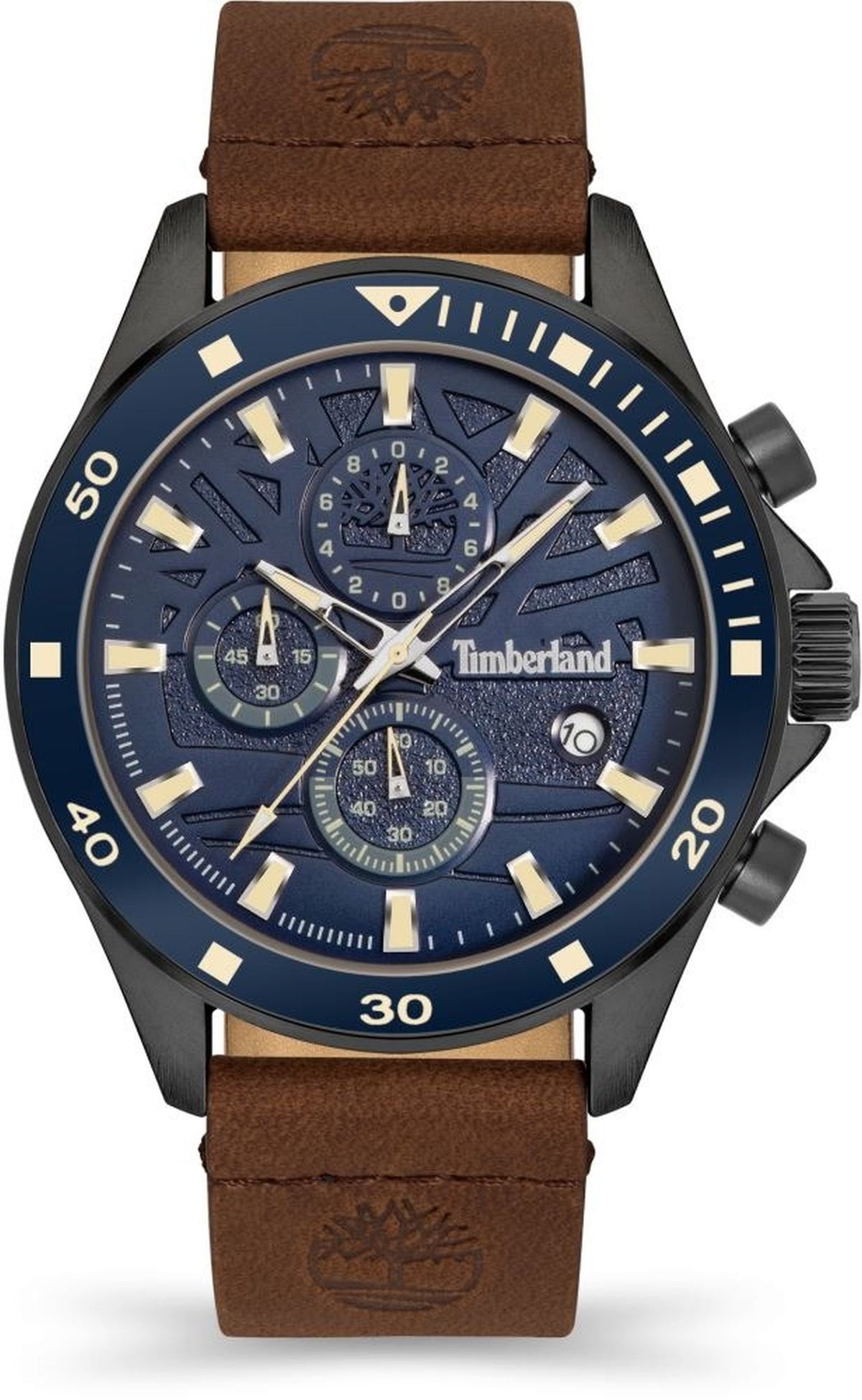 Timberland Chronograph Herren Wakeda-Z Grau Blau Braun TDWGC9001402